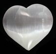 2" Polished Selenite Hearts  - Photo 3